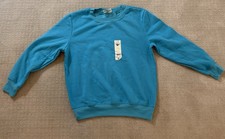 Turquoise Crewneck Sweatshirt Women  s Size L Streetwear Athleisure Classic