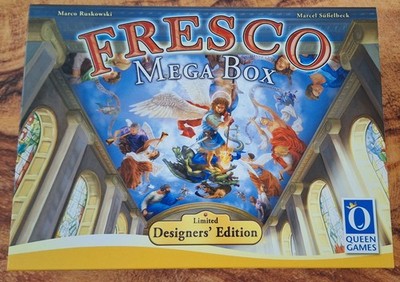 Fresco Mega Box inklusive 17 Erweiterungen (wie Neu) Limited Designers Edition 