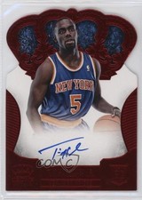 2013-14 Panini Preferred Crown Royale Rookies Red 50/60 Tim Hardaway Jr Auto h4j