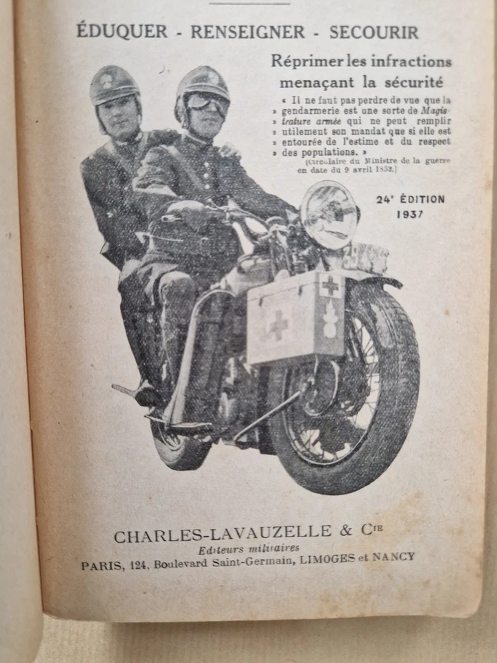 Livret Code De La Route et Police De Circulation 🚔 1937 - Photo 3/4