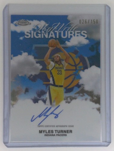 2025 Topps Chrome Myles Turner Sky Write Signatures (RAW)