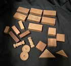 Antique CHAUTAUQUA ARCHITECTURAL BUILDING BLOCKS SET No. 510 20pcs. — photo 2