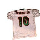 Chad Pennington #10 Miami Dolphins Captain & GU sewn patched 2008 NFL Jersey 2XL — photo 4
