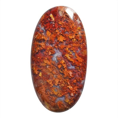 Authentische Apple Valley Achat ovale Form Größe 40x21x5 MM...