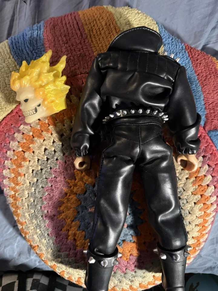 Figura de acción ToyBiz 1995 vintage Marvel Ghost Rider Johnny Blaze Foto 2 de 3