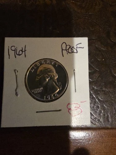 1964 PROOF WASHINGTON QUARTER Silver