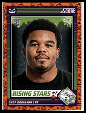 2024 Score-A-Treat #12 Chop Robinson A-Treat - Rising Stars Orange Pumpkin