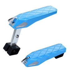 Folding Car Door Step Vehicle Pedal Ladder for Roof Access, Universal Blue