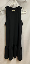 Madewell Black Tank Brightside Ruffle Hem Dress Small