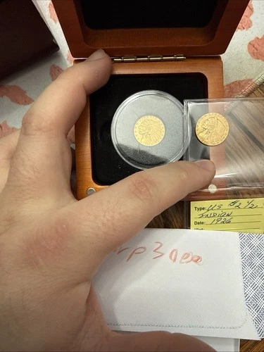 1/10 Oz Gold Coins. 2 Indian 1915/1926 And 1 MS70 25th Anniversary Gold Eagle