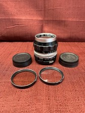 Nikon Nippon Kogaku NIKKOR-P Auto 105mm f/2.5 Telephoto Lens w/ Filters - Untest