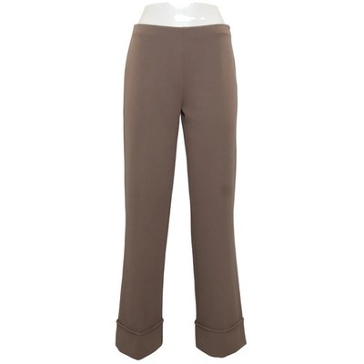 Sassy Classy, Palazzohose, Größe: S, Beige, Elasthan/Polyester, Einfarbig #UVc