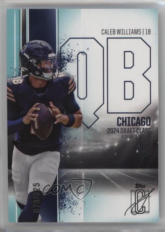 2024 Topps Signature Class Rookies Teal /225 Caleb Williams #84 Rookie RC 1pd2