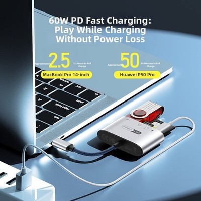 USB3 0 Typ C für OTG Adapter für SD TF Kartenleser Konverter mit 60W PD Fast