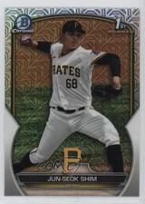 2023 Bowman Chrome Prospects Mega Box Mojo Refractor Jun-Seok Shim #BCP-153 12g7