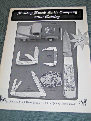 Bulldog Brand Knife Company 2000 Catalog Free Trapper Pocketknife Hobo Whittlers