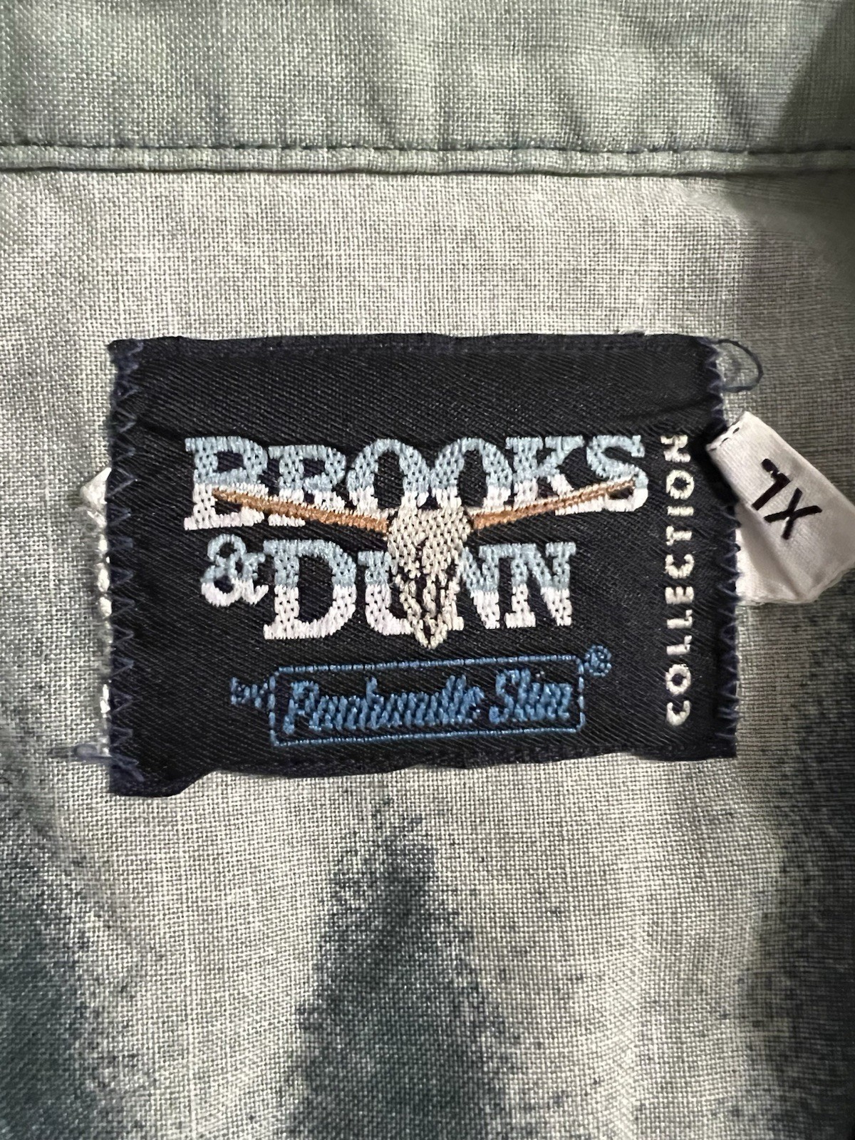 Vintage Brooks & Dunn 90s Western Shirt Pearl Snap Size XL Tribal Southwest thumbnail 10