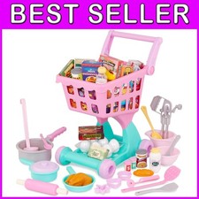Kids Shopping Cart  Grocery Set Toy - Play Circle Bundle