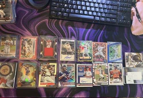 Baseball Card Lot x 15 Topps Chrome Panini Numbered Rookie RC Rare