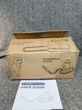 Pet Grooming Kit & Vacuum Includes Clippers,Paw Trimmer, Nail Grinder & Vacuum 