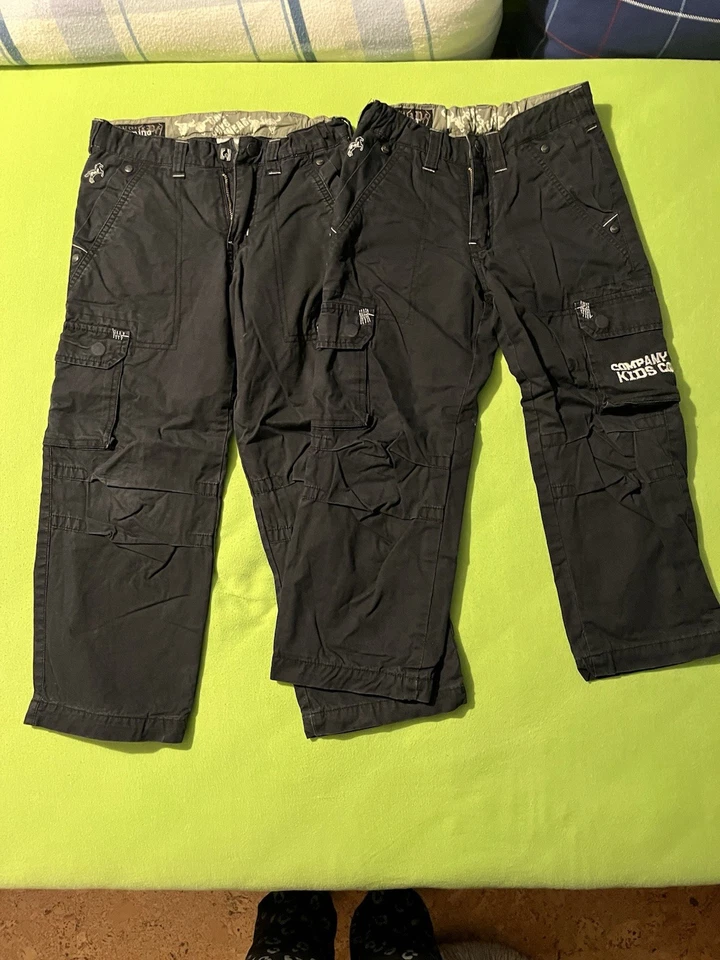 Thermohosen von C&A 116/122  Gebraucht, Guter Zustand, Gefüttert Schwarz - Bild 3 von 4