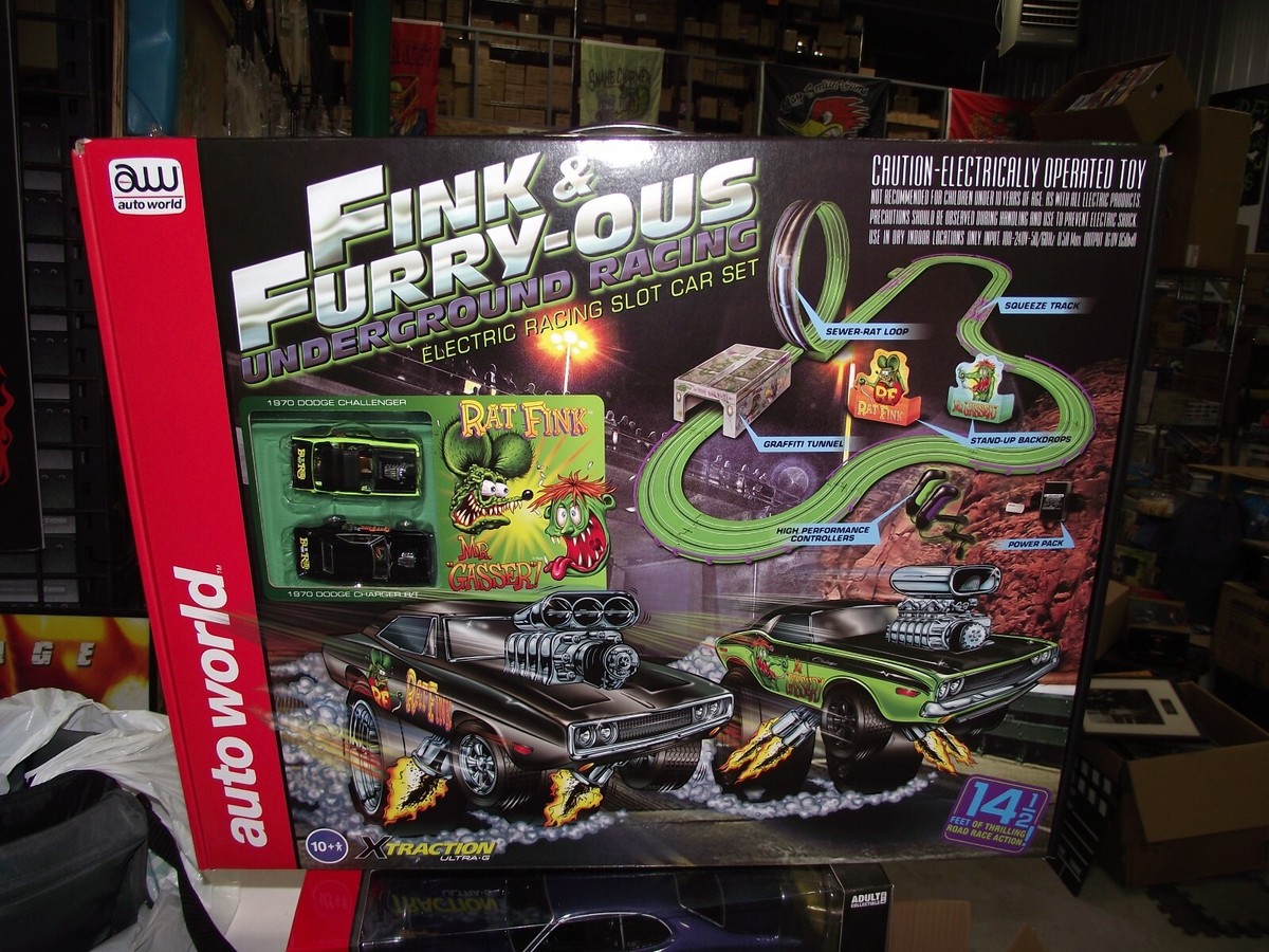 Auto World Rat Fink Fink & Furry-OUS Underground Racing Slot