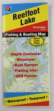 FHS Maps. Reelfoot Lake Fishing Map-A409. Tennessee Series.