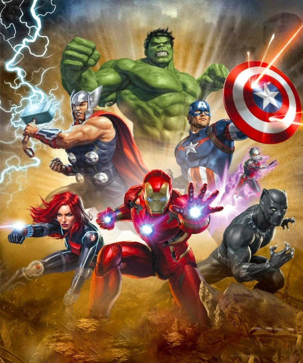 Avengers Marvel Superhero Full Diamond Painting Art for Children Room  Decoration