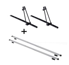 2x Fahrradträger ORION+Dachträger RAPID für für Kia Rio DC Hatchback 5Türer 00-0