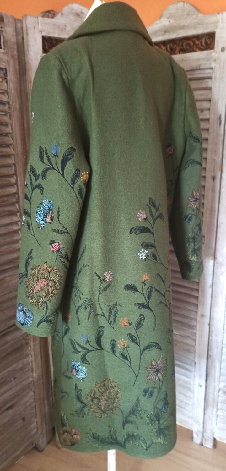 Ivko Mantel Gr. 40 Wolle 222501 Farbe Amazonas Boiled Wool Coat With