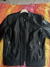 Giacca in Pelle da Uomo Conbipel, Taglia 48 - Stile Moto