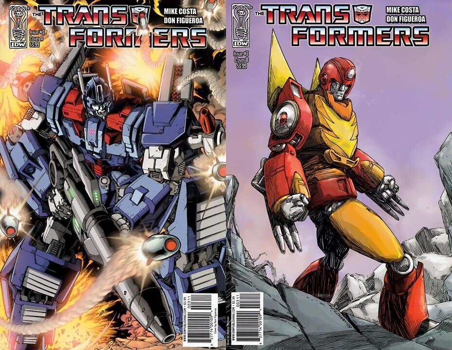 Transformers #3 Volume 3 (2009-2011) IDW Comics - 2 Comics