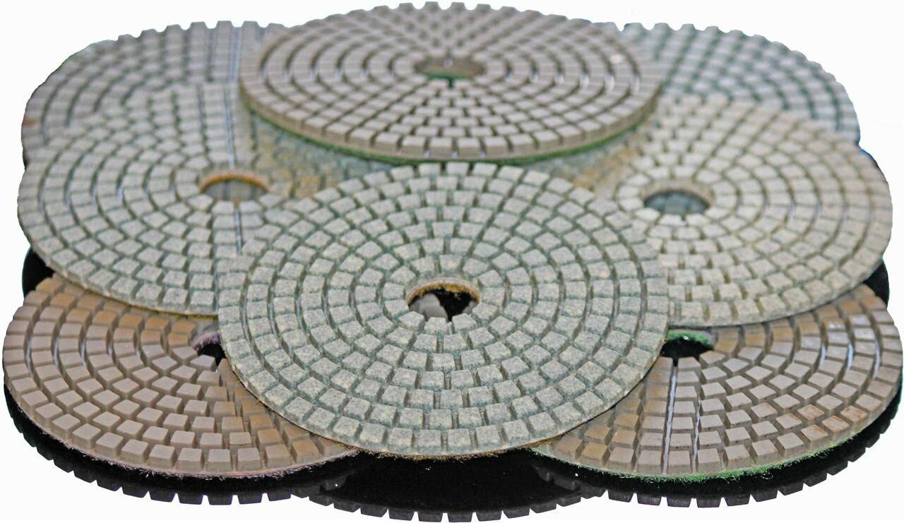 Stadea 6" Diamond Polishing Pads Wet for Granite Concrete St