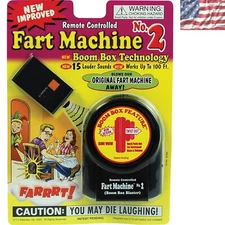 Remote Controlled Fart Machine - 100ft Range with 15 Sounds for Laughter