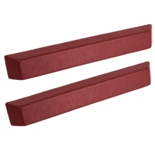64 65 66 Ford Mustang Arm Rest Pad, Medium Emberglow Metallic (Dark Red), PAIR
