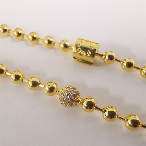Bracelet 17CM/19CM/21CM pandora Golden Beads & Pavé - Picture 2 of 4