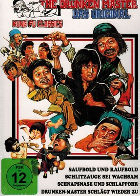 DVD NEU/OVP - The Drunken Master - Das Original - Kung Fu Classics - 4 Filme
