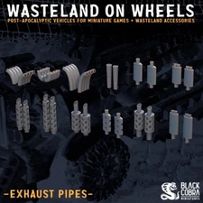 Exhaust Accessories | Wasteland on Wheels | Car Wars | Gaslands | Black Cobra