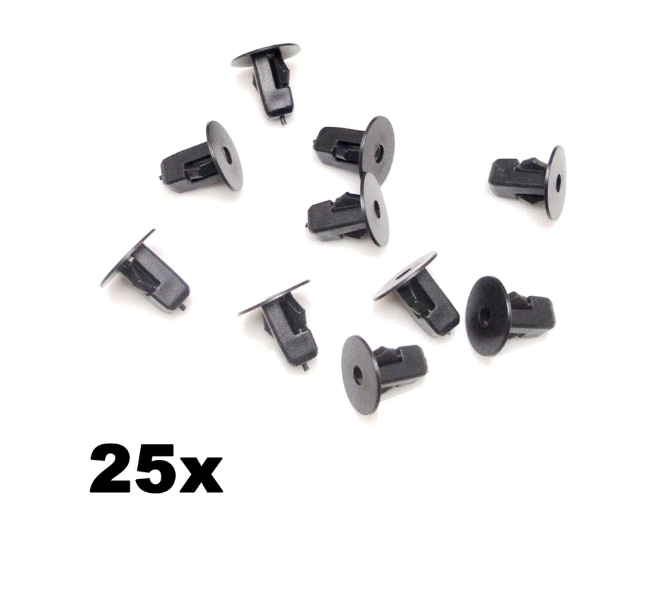 Para Toyota 25 Piezas Clips Guardabarros Forro Tornillo Ojales Nylon 90189-06013 90189-06065 Foto 3 de 3
