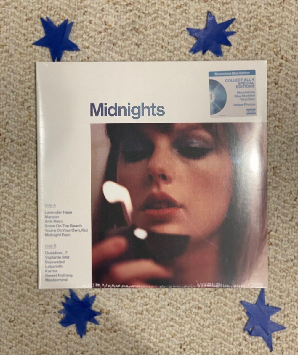 Taylor Swift「Midnights」〈Moonstone Blue…〉 Midnights: Moonstone Blue Edition Vinyl – Taylor Swift