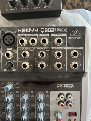 Behringer XENYX Q802USB 8-input 2-bus Mixer 4033653012201| eBay
