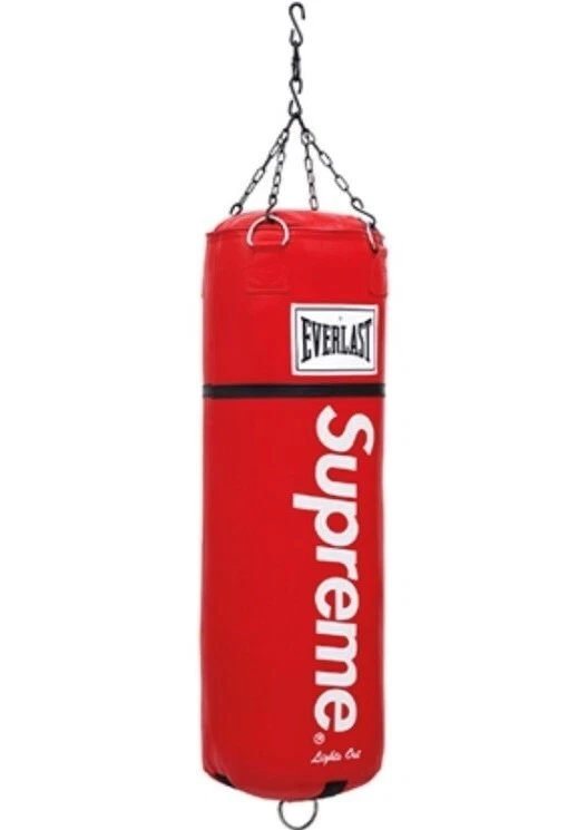 New Sealed Supreme 2016 Everlast Red Leather 70 Lb Heavy Punching
