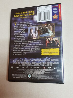 Hocus Pocus (DVD, 2002, Closed-Captioned) Sealed 717951003584| eBay