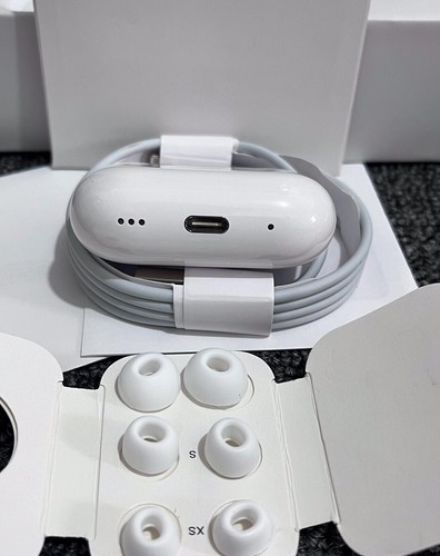 Apple Earphones Pro 2nd Generation Pods with Wireless Charging Case Left & Right - Zdjęcie 8 z 8