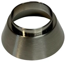 Brushed Nickel Deep Flange 1-1/2 inch 1.5" OD Unbranded #HL-4493