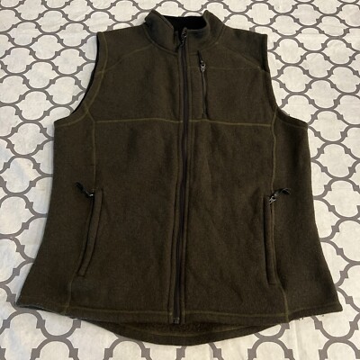 Smartwool Echo Lake Vest Mens Large Full Zip Performance Wool Blend Outdoor  Hike