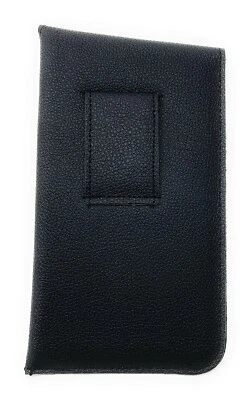 HILCO New Soft Safety Belt Loop Eyeglass Leather Case Holder Belt Holster Pouch XL