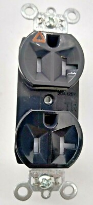 Pass Seymour TRIG5362BK Isolated Ground Tamper Resistant 20A BLACK FREE SHIP a