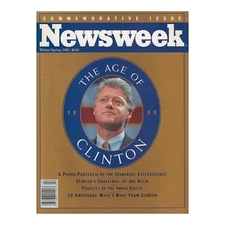 Vintage Newsweek Commemorative Issue The Age of Bill Clinton Winter/Spring 1993