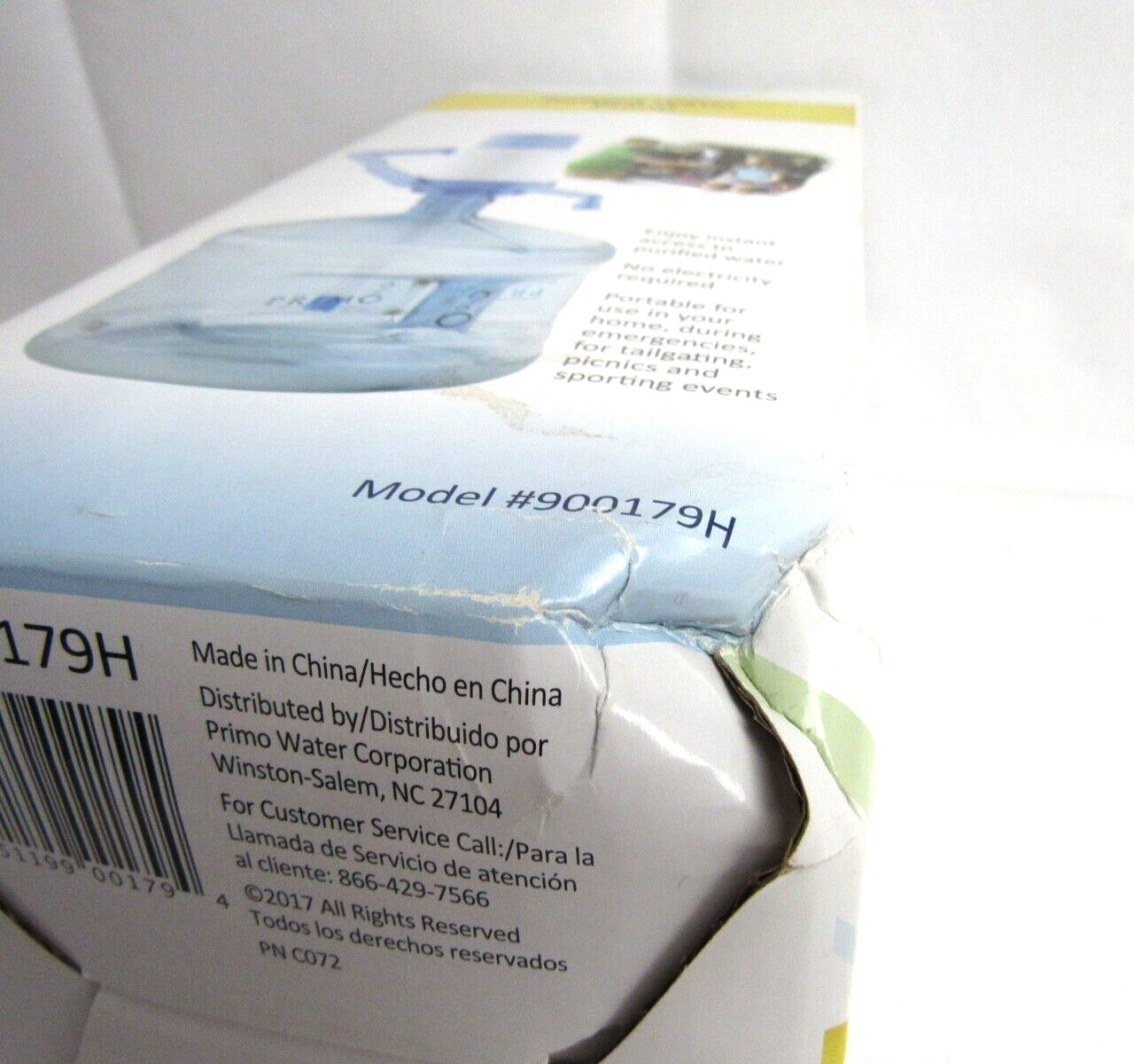 Primo Water And Dispensers Bottled Water Pump Manual Blue and White NIB